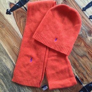 Brand New POLO by Ralph Lauren - Hat and Scarf Set